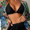 Women's Swimwear Tall Swimsuits For Women Long Torso Plus Size 3pieces Swimsuit With Sleeve Beach Cover Up Gothic Shirts Teens