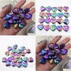 Charms Love Heart Stone Pendentidants 20 mm en gros 20 / lot Colorf naturel pour les bijoux de bricolage Faire des femmes Drop Drop Livrot Finding Dhgarden dhgih