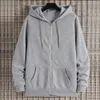 Spring Autumn Zip Up Hoodies Men Donne Felpette di grandi dimensioni Harajuku Casual Zipper Paot Hip Hop Streetwear Y2K COSSILI 240429