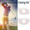 Aids Golf Impact Tape 125 Irons 125 Woods Training Aid Tool Impact Tape Labels Stickers Ball Hitting Board Recorder Drop Shipping