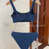 Sweetwears de maillot de bain à lanières sexy Set à la main-d'œuvre Bikini Bikini Set Triangle Designer Dames Split Swimming Suif