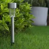 Dekorationen 1024pcs Edelstahl Solar Garten Licht Außenlampe Lanter wasserdichte Landschaftsbeleuchtung Yard Rasendekoration