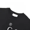 디자이너 남성용 티셔츠 클래식 콜라 브랜드 디자이너 클래식 기본 자수 배지 느슨한면 바운드 넥 섬 T 셔츠 00301396