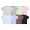 T-shirts masculins teints par pulvérisation blanchis légèrement poncées H240429