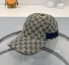 Mens Canvas Baseball Hat Designers Caps Hattar Kvinnor Monterade Cap Fashion Fedora Letter Stripe Men Casquette Beanie Bonnet Beach Sun S8163029