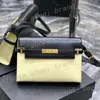 10a top Manhattans tassen luxe designer merk mode schoudertassen spiegel designer tas dames schoudertassen vergulde gesp geworden flap messenger tas hoge kwaliteit