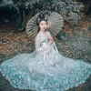 Etnisk klädpolyester kvinna Hanfu klänning kinesisk stil Ancient Peacock Fairy Costum Traditionell kinesisk tjej Hanfu -dräkt för Halloween