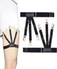 Men Fashion Shirt Stays Belt with Nonslip Locking Clips Keep Shirt Tucked Leg Thigh Suspender Garters Strap2843174