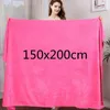 Largerthicker microfiber bath towel absorbentquick-dryingmultifunctional swimmingfitnesssports beauty salon towel 240415