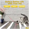 Cat Toys USB Laser Lekkie LED PIOD PISK STALIMIS MINI UCONATABLE MTI-PATTERN 3 W 1 Trening dla zwierząt domowych Downis