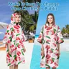 Towel Surf Poncho Changing With Pocket Highly Absorbent Robe Soft Wetsuit Easy To Wear