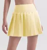 AL-194 Przeciwko ekspozycyjna spódnica Fałszywa dwuczęściowa sportowa spódnica tenisowa Summer Sun Ochrony Plisted Kobieta
