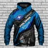 Herren Hoodies Sweatshirts 2024 Polaris Racing RZR Schneemobil Fashion Casual Zip Hoodie Top Hot Sale Herren und Frauen Spring- und Herbst -Kapuze -Jacke T240428