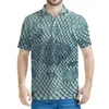 Men's Polos Fashion Snake Skins Pattern Polo Shirts Men Women Punk 3D Printed Animal Skin Tees Street Button Shirt Lapel Short Sleeves