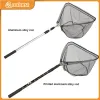 Tillbehör Aluminiumlegering Triangel Lure Net Pocket Ultralight Hand Dip Casting Net Folding Fishing Net Net Dractable Big Fish Fishing Net