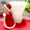 Candles Christmas Princess Model Silicone Mold for Gypsum Chocolate Soap Candle Mold 3d Handmade Form Fondant Cake Decorating Tools