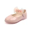 1 à 6 ans Chaussures en cuir pour filles Plateaux Bowtie printemps Princesse Mary Jane Chaussures célibataires Baby Toddler Pink Sapato Infantil Menina 240416
