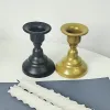 Ljusljus Nordiskt retro ljusstake Creative Mini Golden smidesjärn Geometriska ljushållare Dekoration Dualuse Candlestick HomeDecor