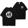 Men's T-Shirts Summer Fashion Anime Goku Cosplay T-shirt Cotton Short Slve T Oversized Casual T Shirts Men Harajuku Women Tops Y2k Clothing Y240429