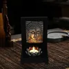 Kerzenhalter Buddha Halter Figurin Lotus Basis Kunst kreativer Kerzenleuchter Tee Light