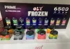 100% authentique OLY FROZEN 6500 Puffs Dispost Vape Vape 10 saveurs Vape Bar Mesh Coil 500mAh Type-C 14ML CARTRIDGES PRÉFILLÉES POD 0% 2% 5% E Cigarette VS Bang 8500 12K 15K 18K