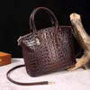 sac de designer sac de luxe sac à main portable corps croix de corps femelle sac multicolore de crocodile brahman