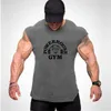 Summer EST Brand Mens Curved Hem Cotton Sans manchons Shirt Gym Stringers Gest Body Body Body Body Fitness Man Tanks Tops 240428