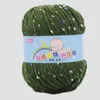 Fil de cachemire de coton bébé de haute qualité pour tricot à main Crochet de laine peignée du fil de laine coloré