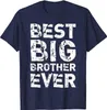 T-shirts masculins Meilleur grand frère toujours plus âgé cool drôle plus grand cadeau t-shirt coton jeune top t-shirts tops d'été t shirt drôle t240425 personnalisé