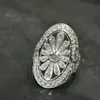 Moissanite Diamond Ring 100% Real 925 Sterling Silber Party Ehering -Ringe für Frauen Brautjubiläum Schmuck