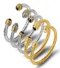Twist Bracelet Sliver Bangles manchet Multi -armbanden Designer Sieraden Men Woman Gold8787420
