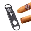 V-Cut Cigar Cutter Guilline ABS Case Case нержавеющая сталь V форма лезвия ножницы для ножниц.