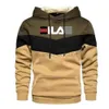 Herren Hoodies Sweatshirts Trends Branddruck gedrucktes Spleißhodium für Mann Frühling Herbst Hoody Sweatshirts Casual Streetstyle Pullover Herren Tops D240429