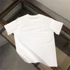 男性用の夏のTシャツTOPSレタープリントTシャツメンズレディーススリーブティーポロスサイズ半袖で印刷ダブルコットンB14