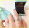 2021 Najwyższej jakości luksusowe diamentowe asymetryczne podwójne pierścionki Pierścieni Pierścień Pierścień biżuteria dla kobiet miłość t złota pierścień 925 Sterlin5945559