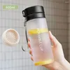 Water Bottles Plastic Sports Portable Leakage-proof Large Capacity Drinkware Cup Anti-Drop Frosted