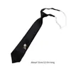 Bow -slipsar mode slips för kvinnliga affärsmöten svart klipp stängning halskläder