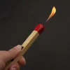 Vendita calda Match più leggera forma più leggera fiamma aperta a fuoco luminoso più leggero per sigaretta