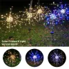 Décorations LED Solar Firework Power Lights Garden Decoration Fairy Lights étanche à la pelouse extérieure de la lampe pour le jardin de patio