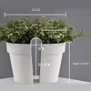 Planters Pots Universal Guardrail Suspension Frame Creative Flower Pot Miljövänlig F för inomhusfönsterbrädor Balkong Räcken Q240429