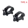 2Pcs /Set Steel Scope 25.4mm 30mm Rings Quick Release Low Medium High Profile For 20mm Rail Hunting Scopes Ring Mount