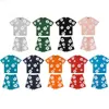 Shirts denim Tshirt Designer T-shirt Mens T-shirt Unisexe Brangdy Street Graffiti Shirts mousse Imprimé Summer Casual Wear 2 pièces Discus