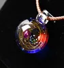 BOEYCJR Universe Glass Bead Planets Pendant Necklace Galaxy Rope Chain Solar System Design Necklace for Women Y2008109163155