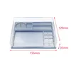 Boîtes de montre accessoires Boîte de stockage Conteneur Matelware Repair Tool Tray Tray pour les outils de composant à vis