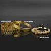 Modedesigner Armband 3PCs/Set Imperial Crown King Herren Armband
