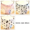 Kvinnors trosor Polka Dot Pants Mid-Rise Milk Ice Silk Shorts Breattable Girl Briefs Pure Cotton Bowknot Underwear Anti-Bacterial Women