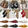 2024 Free Shipping Designer oran sandals for women famous slides slippers luxury Black White Brown Leather Patent slide womens sandal sneakers