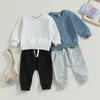 Set di abbigliamento per bambini vestiti invernali di mama s stampare pantaloni da jogger da jogger set