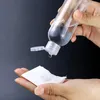 50pcs/Los 5ml-120ml Plastikflaschen Clamshell Emulsion PET-Verpackung Versuch transparent leer tragbarer Reisebehälter nachfüllbar 240425