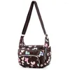 Umhängetaschen Style Messenger Bag Casual Stoff diagonale weibliche wasserdichte Nylon -Aufbewahrung 31505